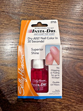 Sally Hansen Insta-Dri Top Coat 2755 Clear Quick-Dry Nail Polish Instant