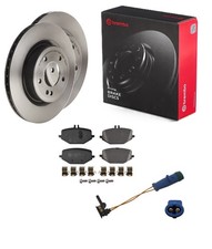 PREMIUM BREMBO REAR BRAKE DISCS PADS+WIRE FOR MERCEDES G350D W463 2.9 AMG 345mm