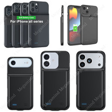 Battery Charger Case Power Bank Charging Cover For iPhone 17 16 15 14 13 12 11 X