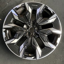 Front Oem Bmw Machined Black 540i I5 550e 530i Rim 21x8.5 2024-2026 86990 Front Oem Bmw Machined Black 540i I5 550e 530i Rim 21x8.5 2024-2026 86990