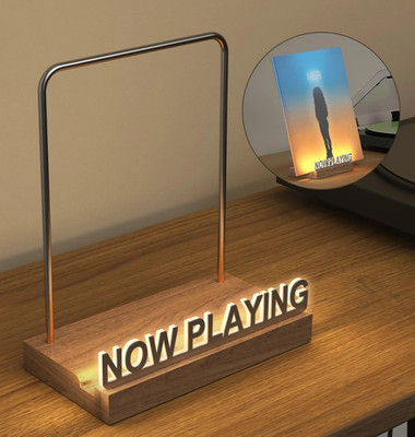 Now Playing Vinyl Record Stand LED, Vinyl Record Display Holder, Acrylic AlbumMR