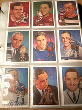 1983 Cartophilium Set of 240 NHL Hall Of Fame Members in Commemorative Album