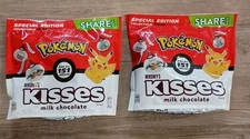 2 Pokemon Hershey's Kisses Share Size Pack Special Edition Collectible
