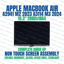 Replacement MacBook Air M2 A2941 LCD Screen Display Assembly 15" 2023 Midnight