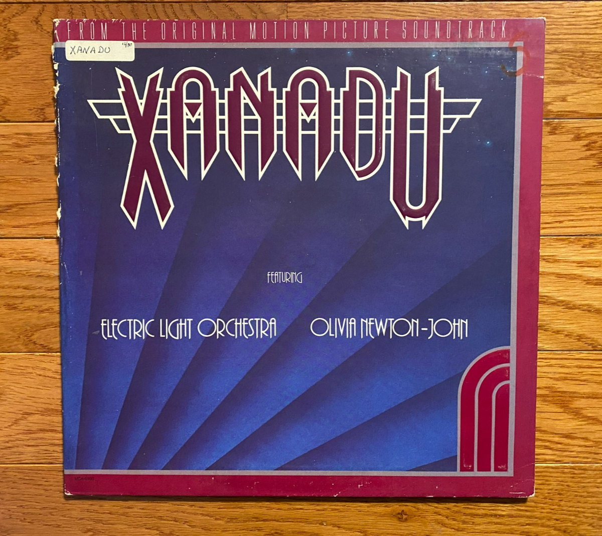 The Legend of Xanadu トレーディングカード Xanadu Soundtrack LP MCA 1980 Pressing Olivia Newton-John ELO w