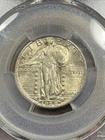PCGS AU55 1929 STANDING LIBERTY QUARTER BEAUTIFUL LUSTER