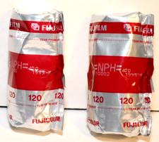 FUJIFILM FUJICOLOR NPH COLOR PRINT FILM-2 ROLLS-120 SIZE-FACTORY SEALED