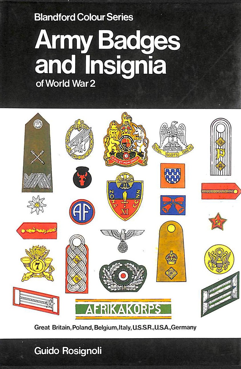 Army Badges and Insignia of World War II by Rosignoli, Guido