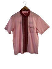 Supreme 22SS Bowling Zip S S Shirt Short Sleeve Shirt L Polyester PNK