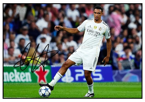 11047. Trent Alexander-Arnold Signed Pictures (A4 Prints) Real Madrid Liverpool