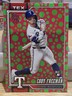 2026 Topps Series 1 Cody Freeman RC #224 Holiday Polka Dots Green Texas Rangers