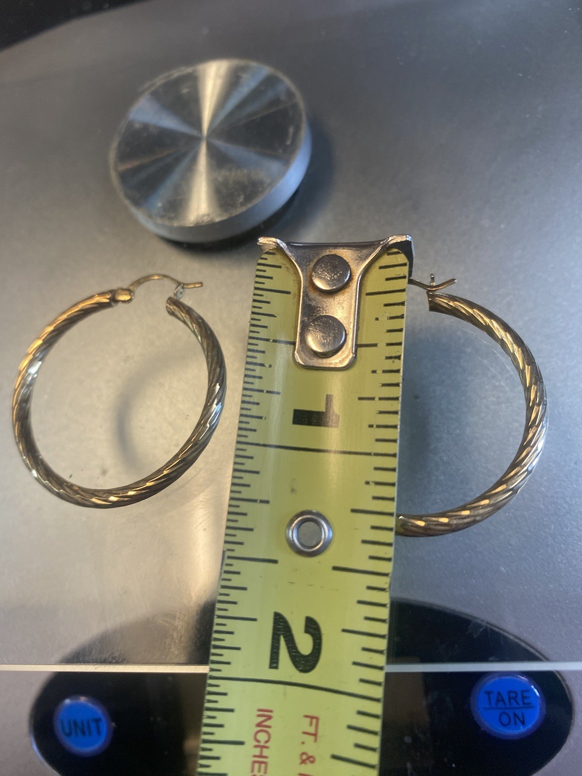 Pair 10K Earrings Loop 2 grams - image 6