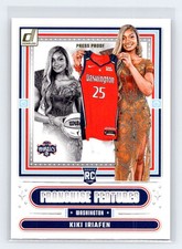 Kiki Iriafen 2025 Donruss WNBA #18 Franchise Features Press Proof Rookie