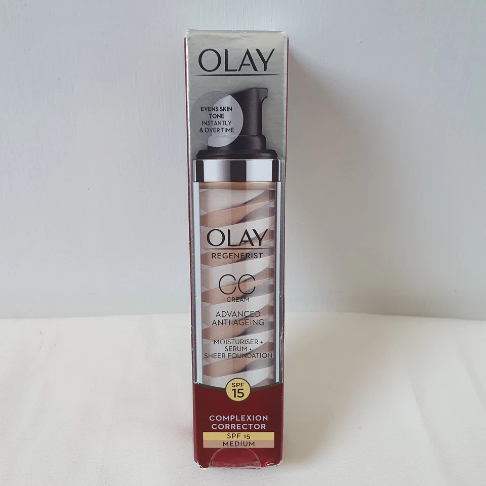 Olay Regenerist CC Complexion Corrector MEDIUM Serum Moisturiser 50ml FAST POST - Image 2 of 4