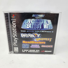 Arcade's Greatest Hits: The Atari Collection 2 (Sony PlayStation 1) CIB W/ Reg