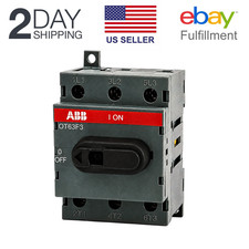 ABB OT63F3 3-Pole Base Isolator Switch 1SCA105332R1001 IP20 63A 560 kW US STOCK