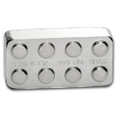 1 oz Silver Building Block Bars - 120-Piece Master Builder Pack | eBay