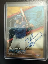2021 Bowman's Best - Best of 2021 Auto Yohendrick Pinango Gold 38/50 Blue Jays
