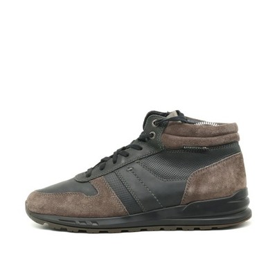 Mephisto Herren City Air-Jet Sneaker Schwarz, Mittelhoch High-Top-Sneaker EU 41