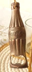 Vintage Coca Cola Bottle Opener Brass Coke Soda Pop Bar Tool Retro Collectible