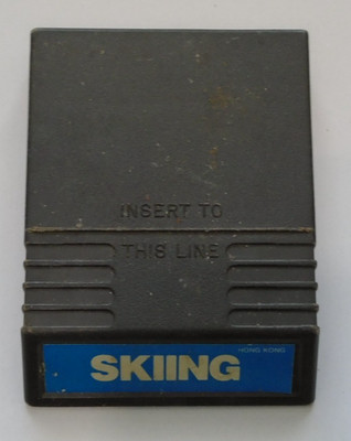 SKIING  Video Game Cartridge 1979 Mattel Electronics Intellivison # 2
