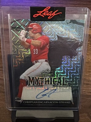 2023 Leaf Exotic Mythical Autographs Christian Encarnacion-Strand 1/1 #MA-CES