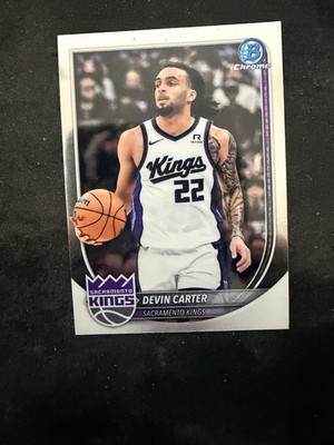 Topps Chrome 2025-26 Devin Carter Sacramento Kings Signature Style SS-DC Auto