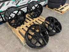 19" 2024 VW Aluwerks XT2 Alloy Wheels Gloss Black VW Golf MK7 MK8 Audi A4