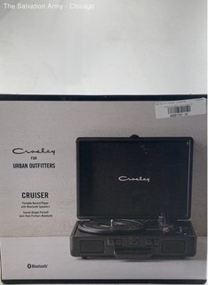 Crosley Cruiser 3 Speed Bluetooth Suitcase Record Player BT Portable Turntable