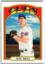 2021 Topps Heritage - Alec Mills #76 Chicago Cubs