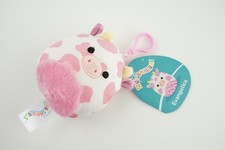 NWT 3" Evangelica The Cow Fuzzy Belly Clip On Squishmallow Squishmallows