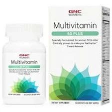 GNC Women's Multivitamin 50 Plus 120 tablets free shipping