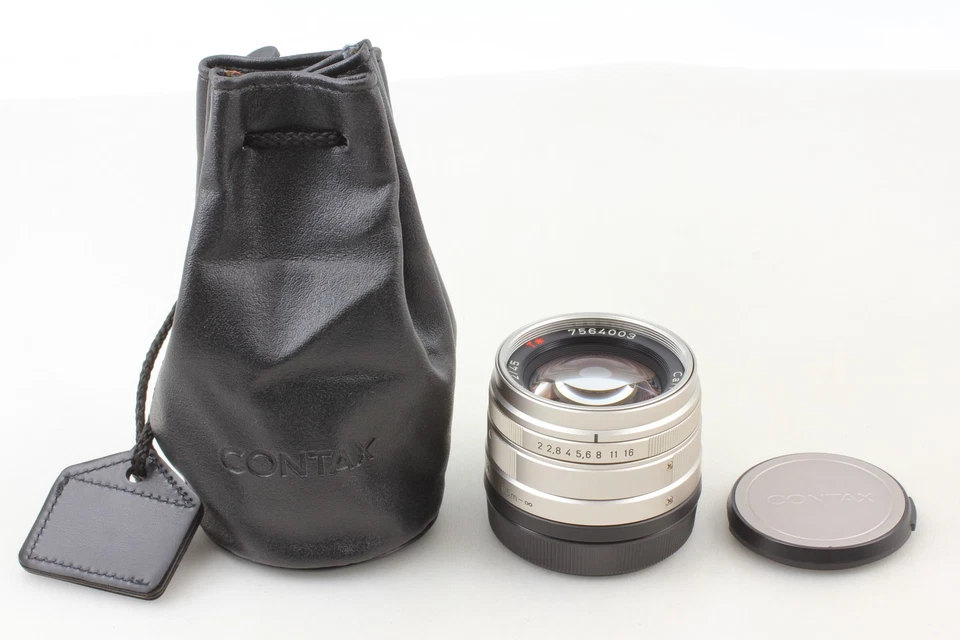 [COMO NUEVO en estuche] Lente estándar Contax Carl Zeiss Planar T* 45 mm f2 para G1 G2 JAPÓN - Imagen 2 de 4