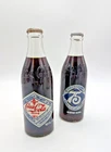 VTG Pair 1976 Coca-Cola 75th Anniversary Cincinnati Sealed Full Coke Bottles