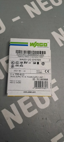 750613 - WAGO - 750-613 / ALIMENTAION NEW - Photo 1 sur 3