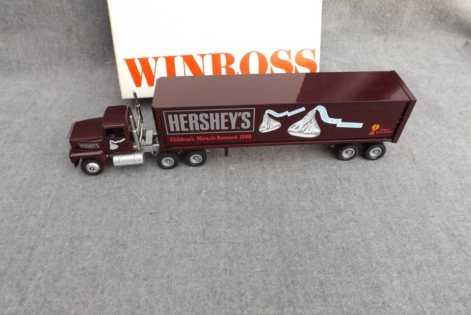 Semirremolque diecast Winross 1990 Hershey's Kisses Children's Miracle Network Foto 2 de 4