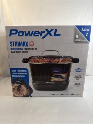 Brand New STIRMAX Deluxe 7.5Qt Digital Multi-Cooker w/ Auto Stir Paddle, 9-in-1