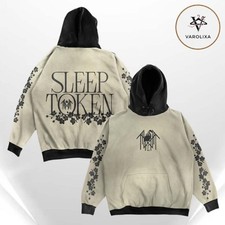 Floral Two-Tone Puff All-Over Print 3D Hoodie Inspired by Sleep T ken
