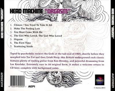 HEAD MACHINE - ORGASM NEW CD
