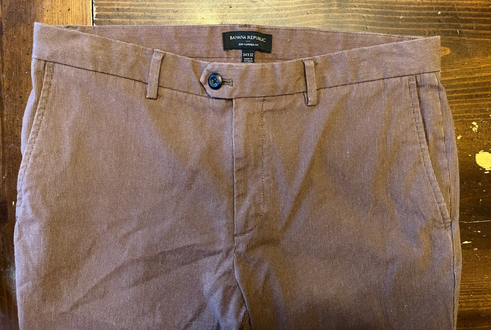 Banana Republic Pants Mens 34x32 Taupe Slim Tapered Fit
Opens in a new window or tab