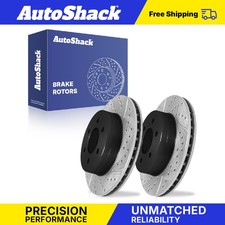 Front Drilled Slotted Brake Rotors For Dodge Dakota 2002