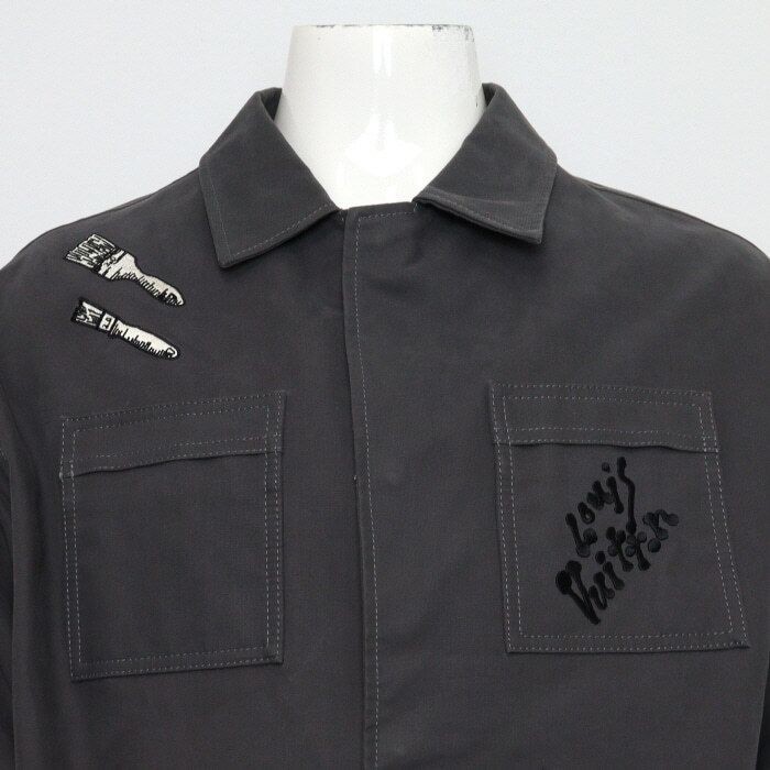 Louis Vuitton Men's Multi-Tool Embroidery Jacket Denim 1AB51G 156045076 [U] image 2