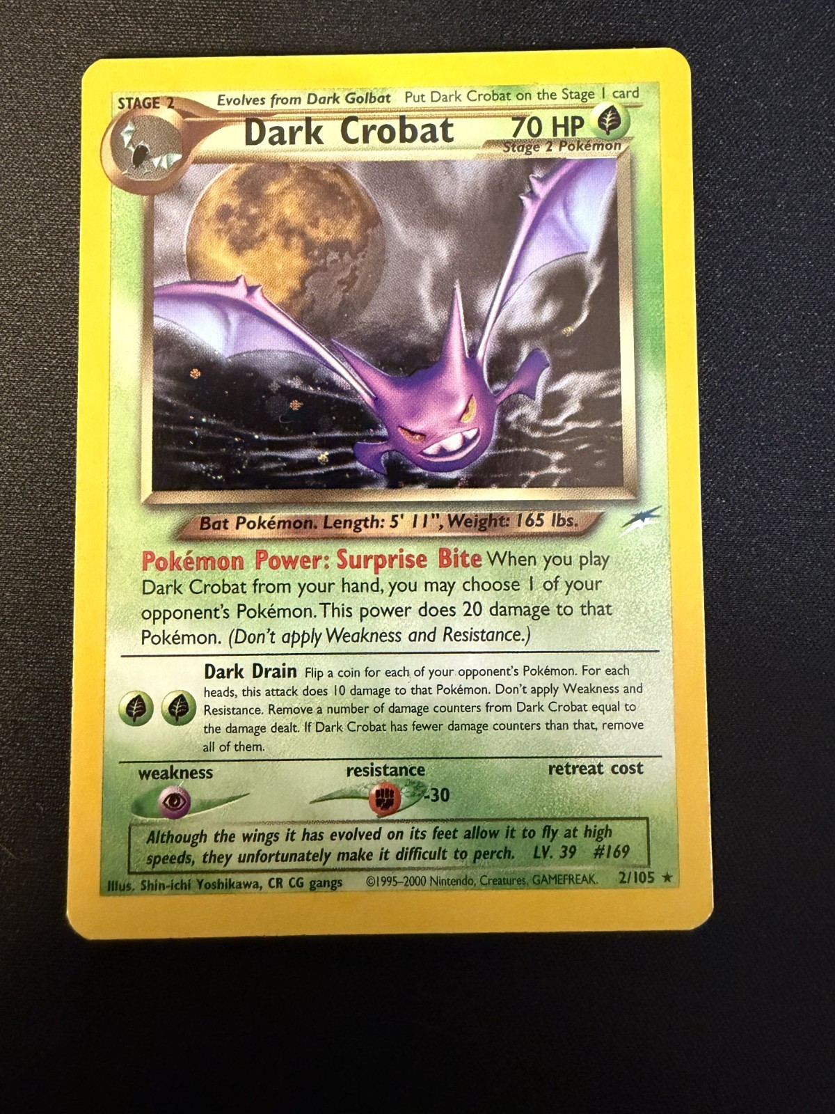 Dark Crobat - 2/105 Neo Destiny Unlimited Holo 