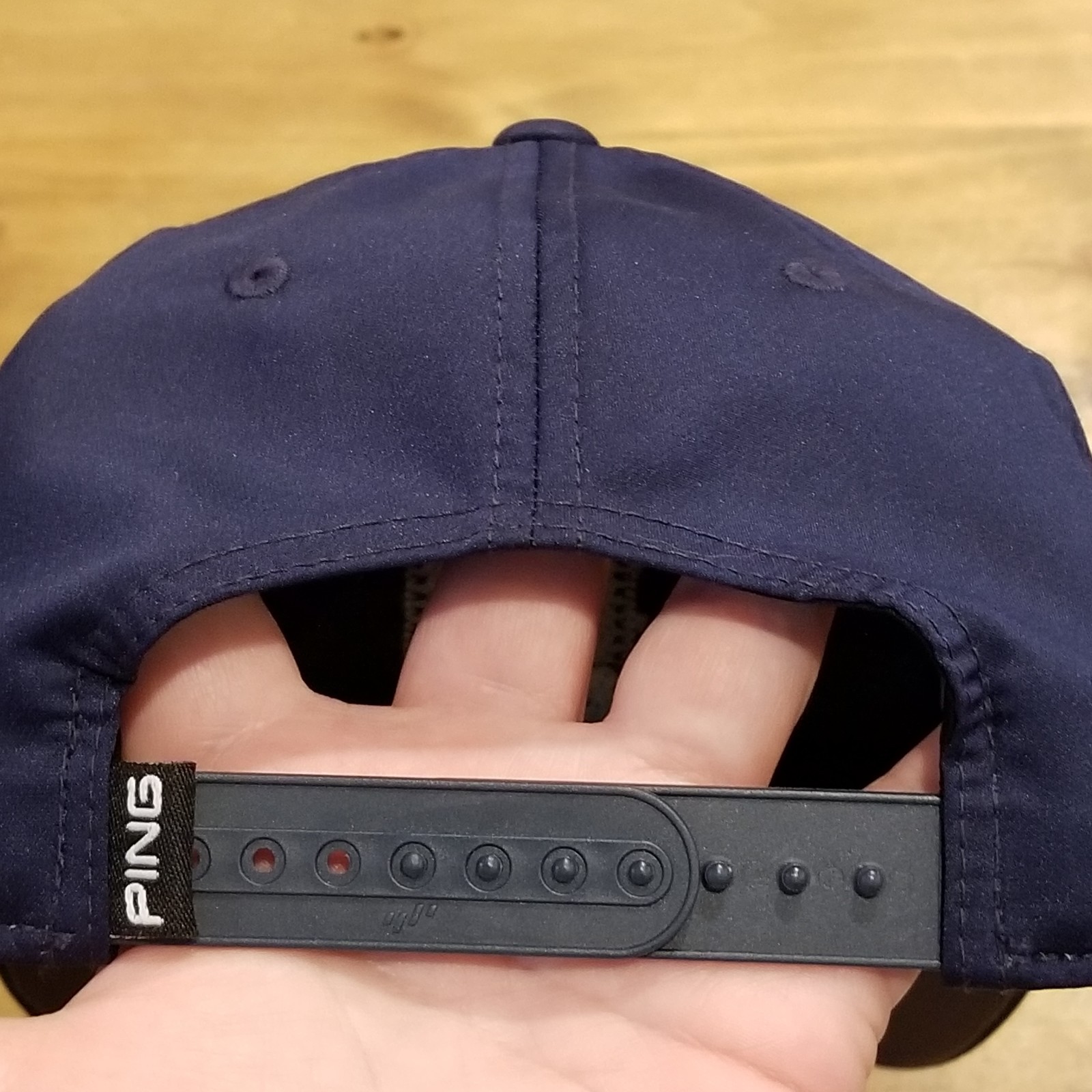 Ping Hat Snapback USA Flag Patch Blue One Size Go… - image 8