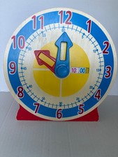 Melissa And Doug Turn And Tell Clock, Analog And Digital No Cards, Clock Only