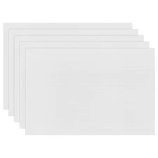 5Pcs 3mm Corrugated Plastic Sheets, 8 x 12 Inch Corrugated Poster Board White