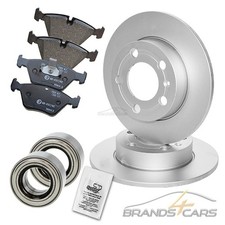 ATEC BREMSSCHEIBEN+BREMSBELÄGE+RADLAGER VOLL Ø245 HINTEN FÜR AUDI 80 CABRIO B4