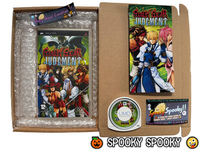 Guilty Gear Judgement Sony PSP - UK PAL sehr guter Zustand CIB - hochwertige Verpackung - Sendungsverfolgung