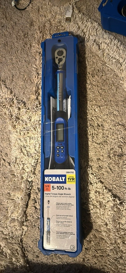 Kobalt 3/8-in Drive Digital Torque Wrench (5-ft lb to 100-ft lb) - Image 3 of 4