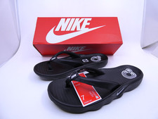 Nike Marina Flip Flop Black White Womens Sand...